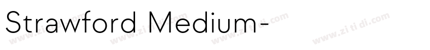 Strawford Medium字体转换 Strawford Medium字体转换
